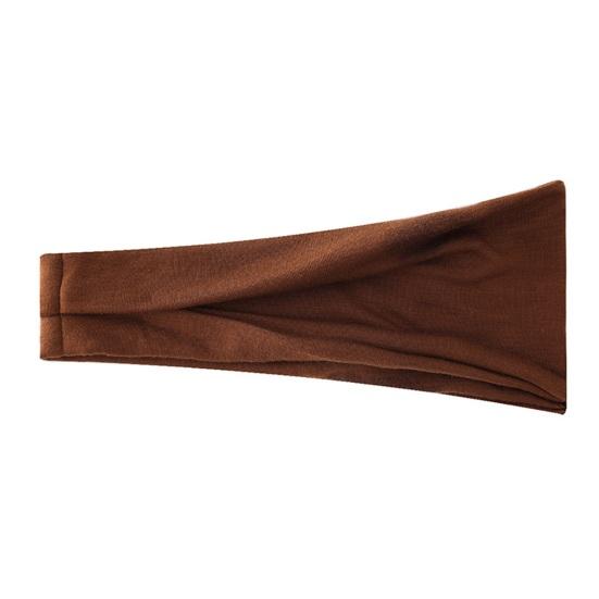 Sportliches Stirnband, schnelltrocknend, schweißabsorbierend, einfarbig, hochelastisch, für Yoga, Pilates, Laufen, rutschfest