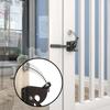 Latch Gate Latch Gate Cable Pull Self Locking Spring Adjustable Black Carbon Steel Gravity Latch Multifunction