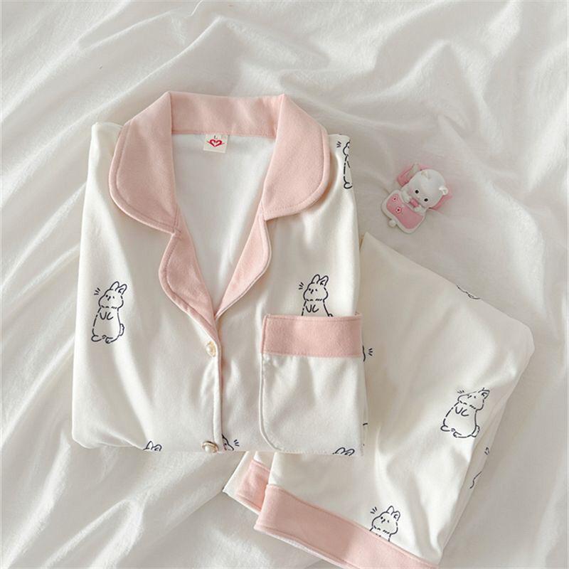Dámské sametové pyžamo Hello Kitty - Korálový fleece, Hřejivé, S dlouhým rukávem, pro Podzim/Zimu na Doma.