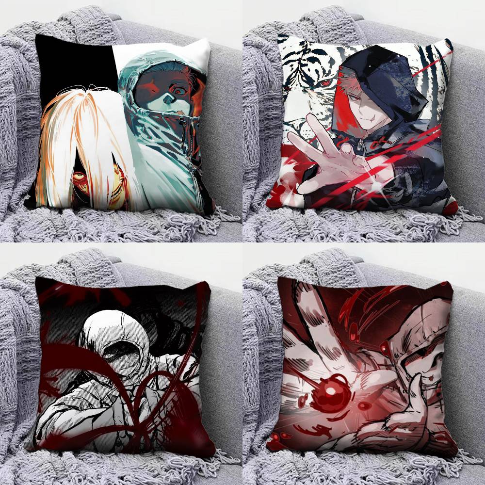 Jujutsu kaisen Yuji Itadori Manga Home Sofa Cushion Covers and Aecorative Custom Pillow Covers