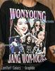 Jang Won-Young Ive Comfort Colors® Shirt, Kpop Idol Celebrity Graphic Tee, Pop Culture Fan Merchandise Gift, Wonyoung Vintage Aesthetic Tee