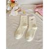 Female Winter Plus Velvet Plus Warm Lovely Cartoon Home Sleeping Floor Tube Socks