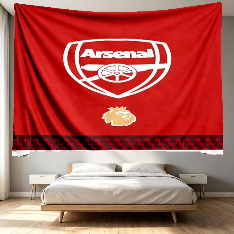 Football team.C Print Tapestry - Portable Wall Decor Cloth, for Home, Dorm, Travel, Bedroom, Living Room - Ideal Birthday Housewarming Gift