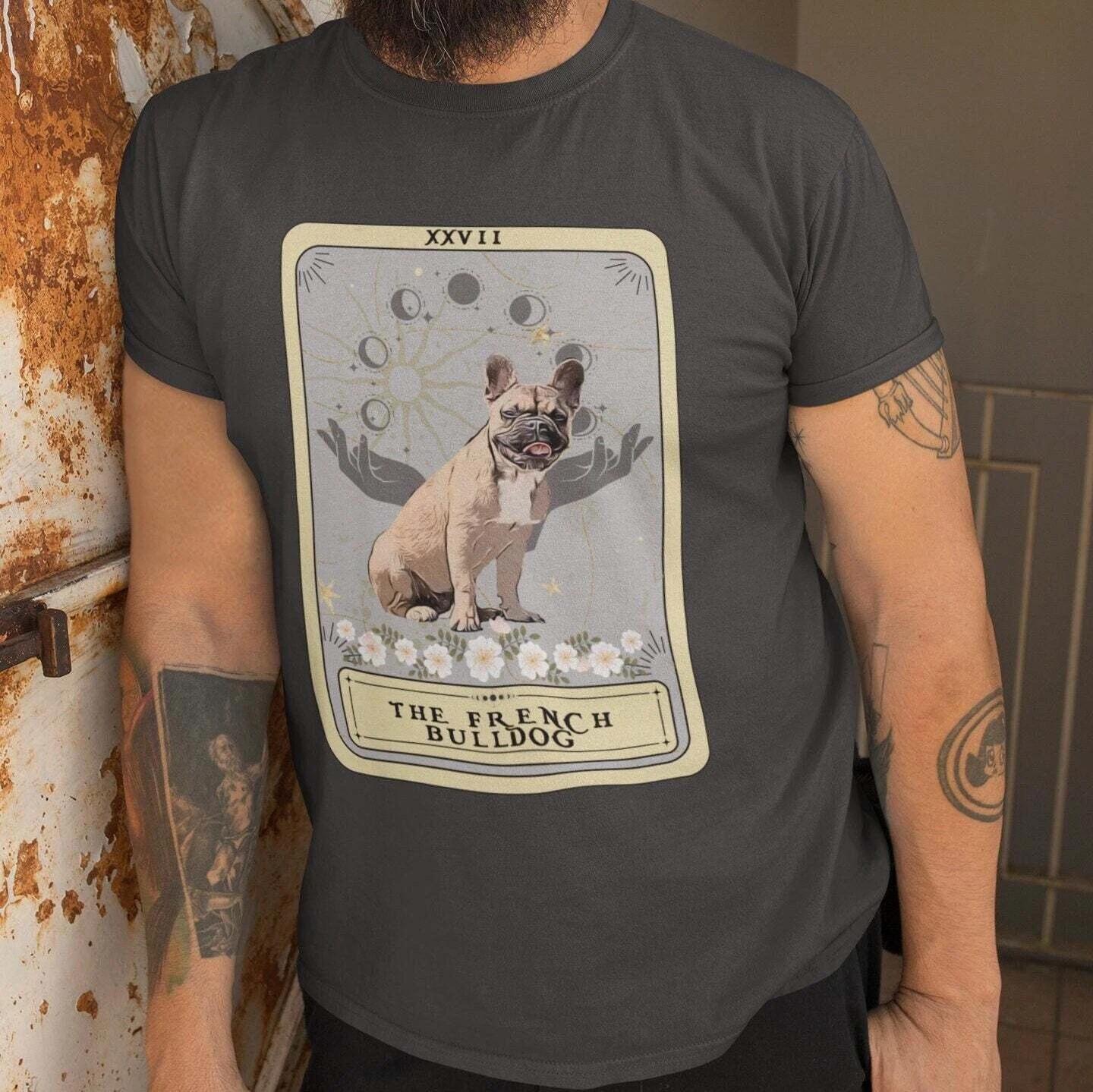 The French Bulldog dog Tarot Card Shirt 2XL