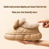 Women's Waterproof Bow Fashion Cotton Shoes - Non-Slip, Thick Sole, Plus Velvet, Autumn/Winter Warmth