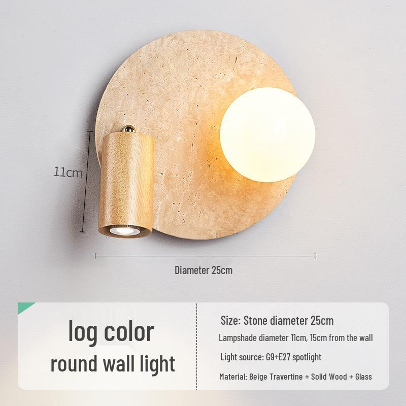 Yellow Mid-Century Rotatable Bedroom Wall Lamp with Switch for Bedside Reading