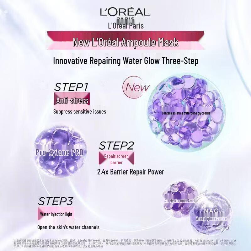 L'Oréal Revitalift Hyaluronic Acid Face Mask (30 Sheets)