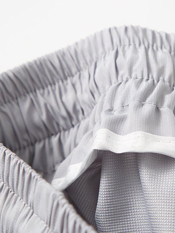 ZAFUL Men's Streetwear Daily Solid Color Multi-pocket Drawstring Tapered Cargo Pants