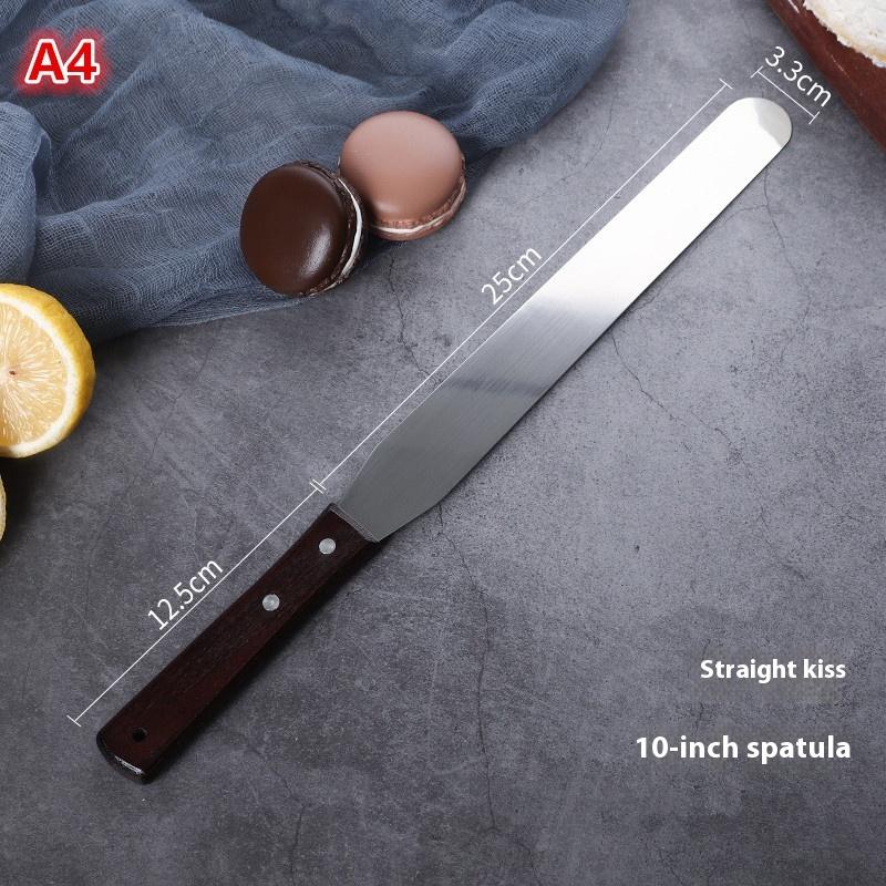 4/6/8/10 Zoll Edelstahl Kuchenspatel Buttercreme Icing Zuckerguss Messer Glätter Pinsel Küche Gebäck Kuchen Dekorationswerkzeuge