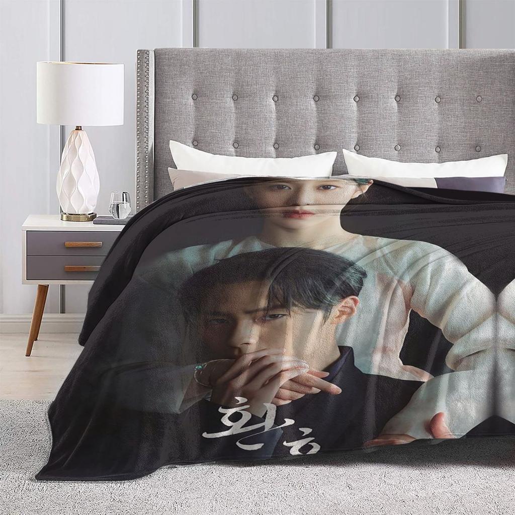 Kdrama Alchemy Of Souls Light And Shadow Blanket Soft Warm Flannel Throw Blanket Plush for Living room Picnic Travel Home Couch