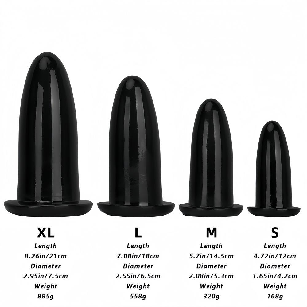 Black PVC Dildo Simulated Penis Butt Plug with Suction Cup Fisting Sex Toy Strap On Cock Big Dick Realistic Cock