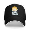 Typography Baseball Cap Unisex Hats Visor Protection Snapback Peace Dove Gifts Caps