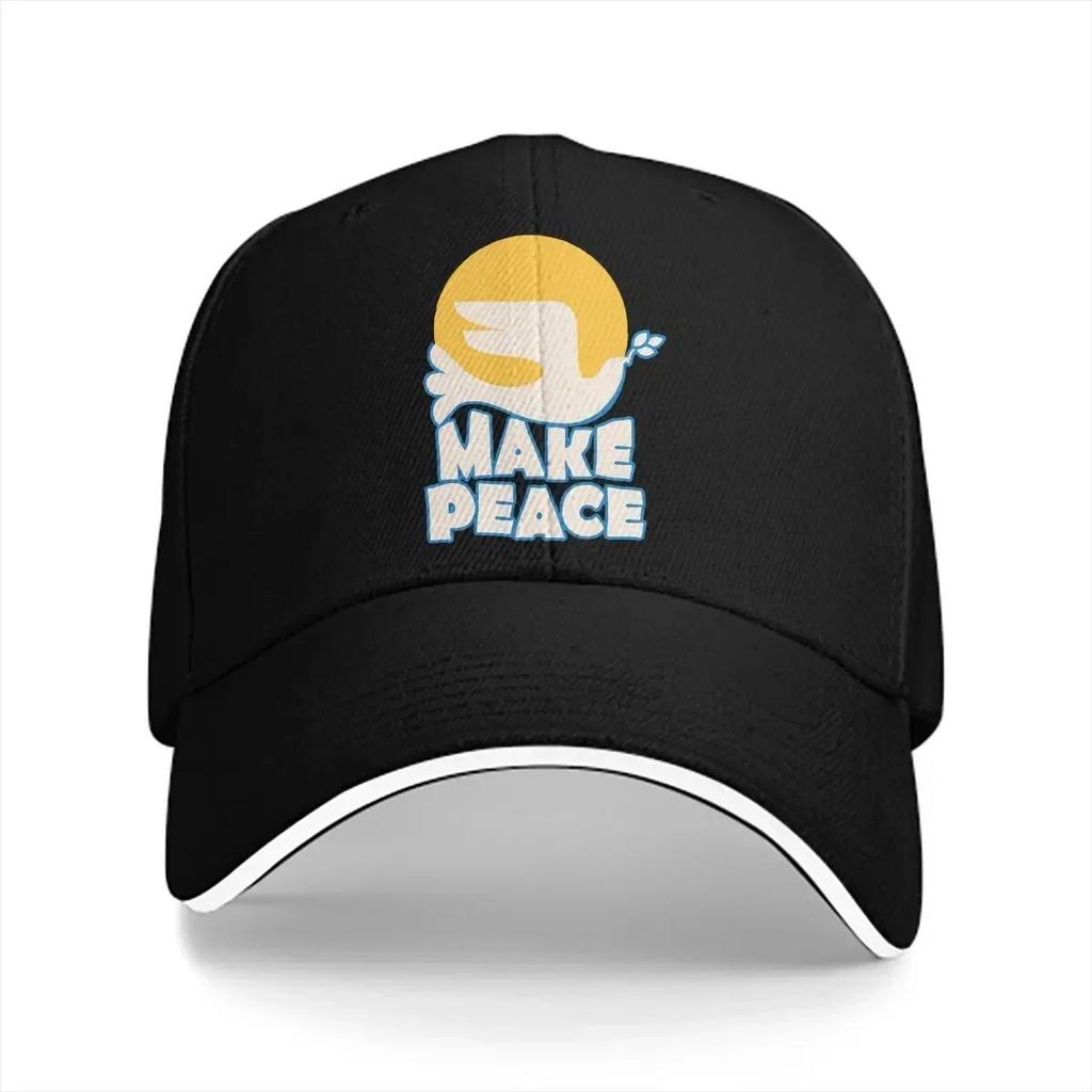 Typography Baseball Cap Unisex Hats Visor Protection Snapback Peace Dove Gifts Caps