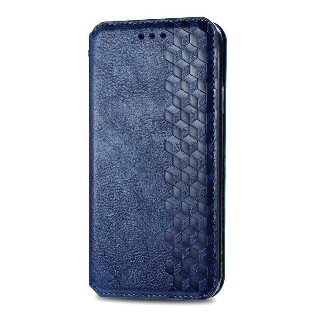 Für Motorola Moto G32 4G PU Lederhülle Rautenprägung Brieftasche Ständer Handyhülle