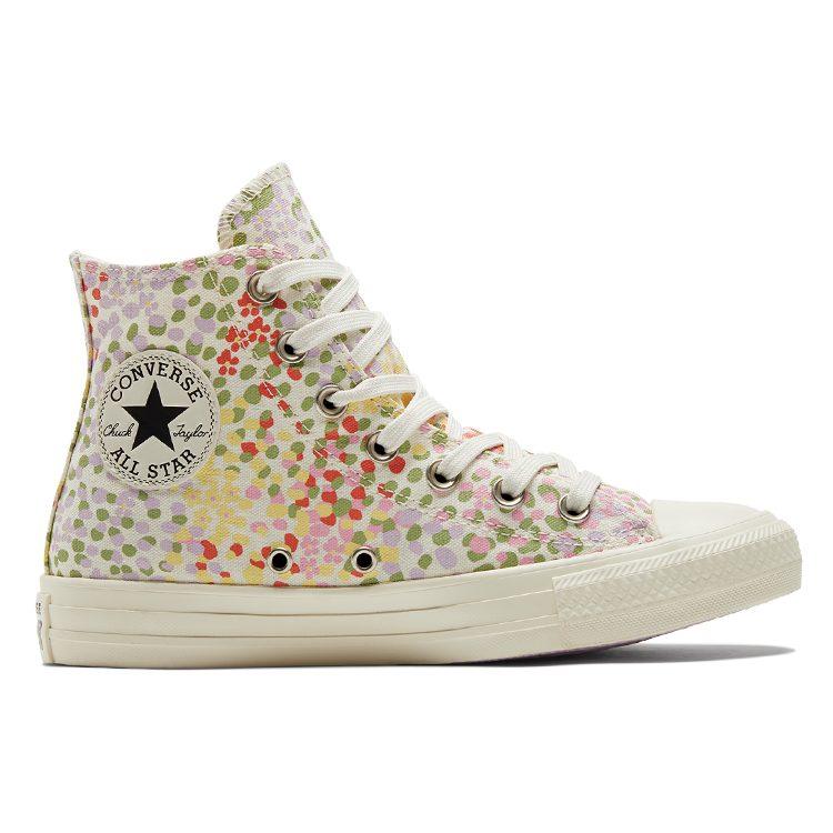 Chuck Taylor All Star Wmns Converse High 'Floral Print - Egret' Women's A01594C