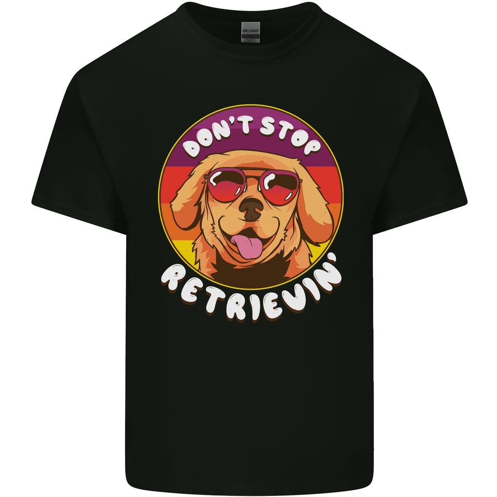 Dont Stop Retrieving Funny Golden Retriever Unisexs Light Cotton TShirt
