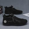 Men's Lightweight Mid-Top Slip-On Casual Shoes - Versatile, Fashionable, Wear-Resistant, and Anti-Slip Flats