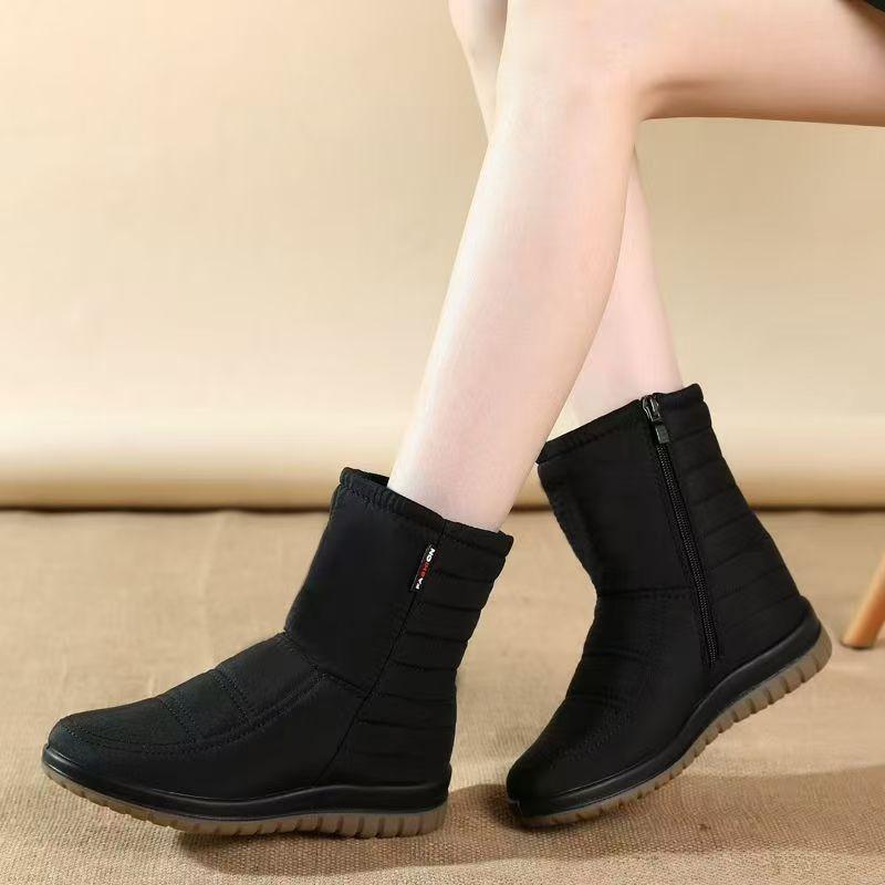 Women's Waterproof Winter Boots Winter Shoes Women's Ankle Boots for Cold Winter, Non-slip Women's Cotton Shoes, Plus Size