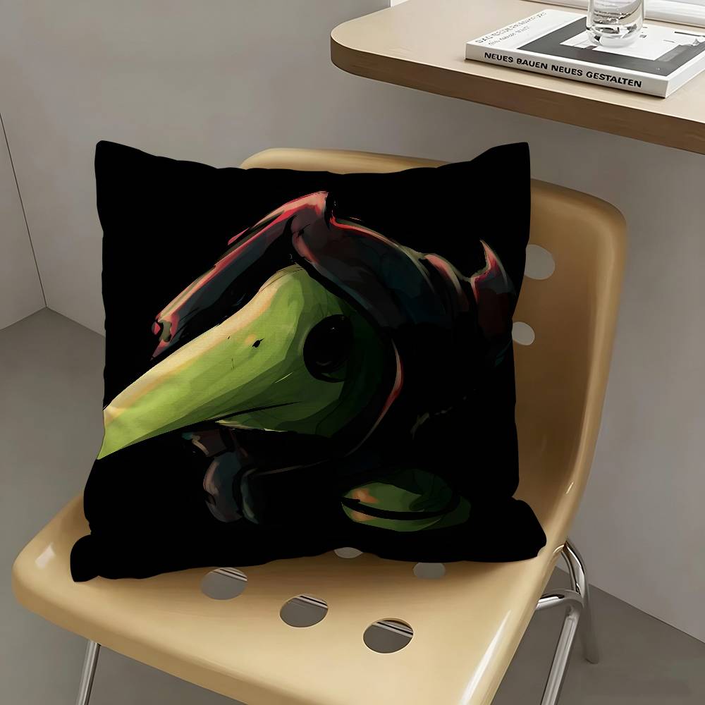 1pc Plague Knight Pillow Case Fashion Square Pillowcase Bedroom Sofa Room Ins Decoration Leisure