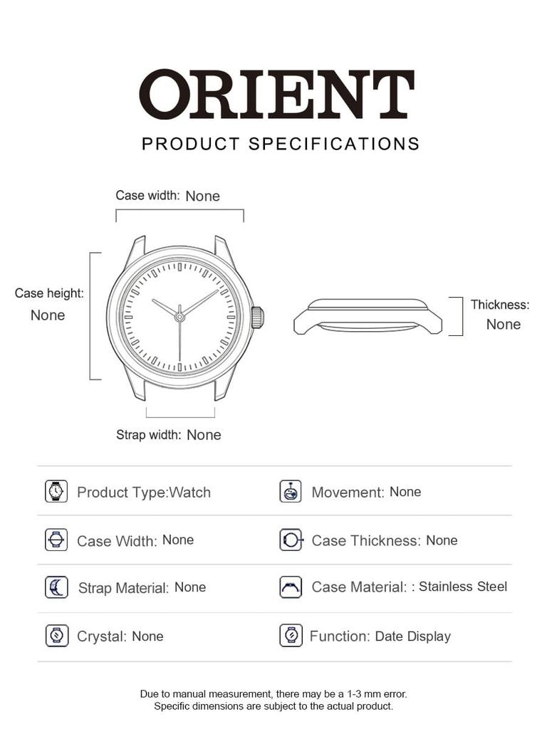Orient White Damenuhr Quarz SUB9B003W0