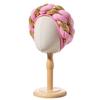 Bonnet for Women Turban Twist Simple Ethnic Headscarf European American Versatile Thick Braids Milk Silk Cross-Wrapped Headgear