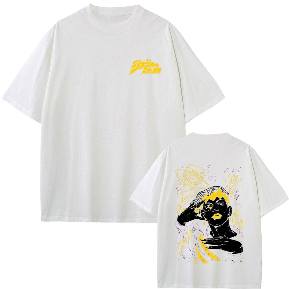 Anime Jojos Bizarre Adventure Rohan Kishibe Graphic T Shirt Unisex Women Unisexga Fashion Trend Short Sleeve Tshirts Y2k Streetwear