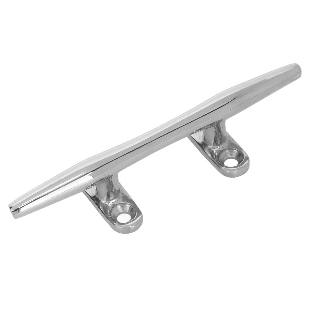 Open Base Cleat Stainless Steel 316 Polished Marine Boat Opened Bases for Waterwheels Yacht10in