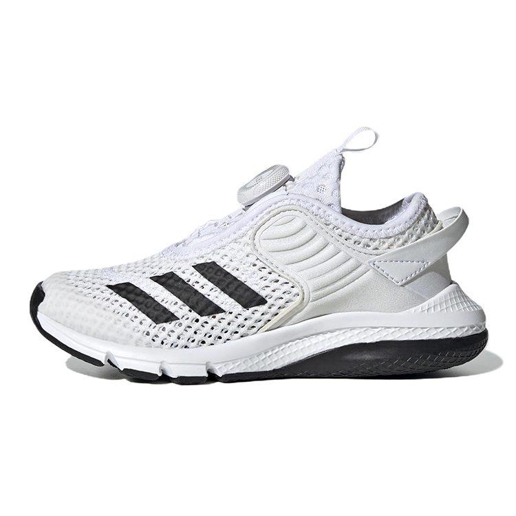 adidas Activefle Boa K Fabric Comfortable Abrasion Resistant Low Top Kids' Running Shoes White Kids' GZ3360