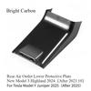 For Tesla Model 3+ Model Y Juniper 2025 Accessories Center Console Armrest Box Back Conditioner Outlet Filter Grille Protector