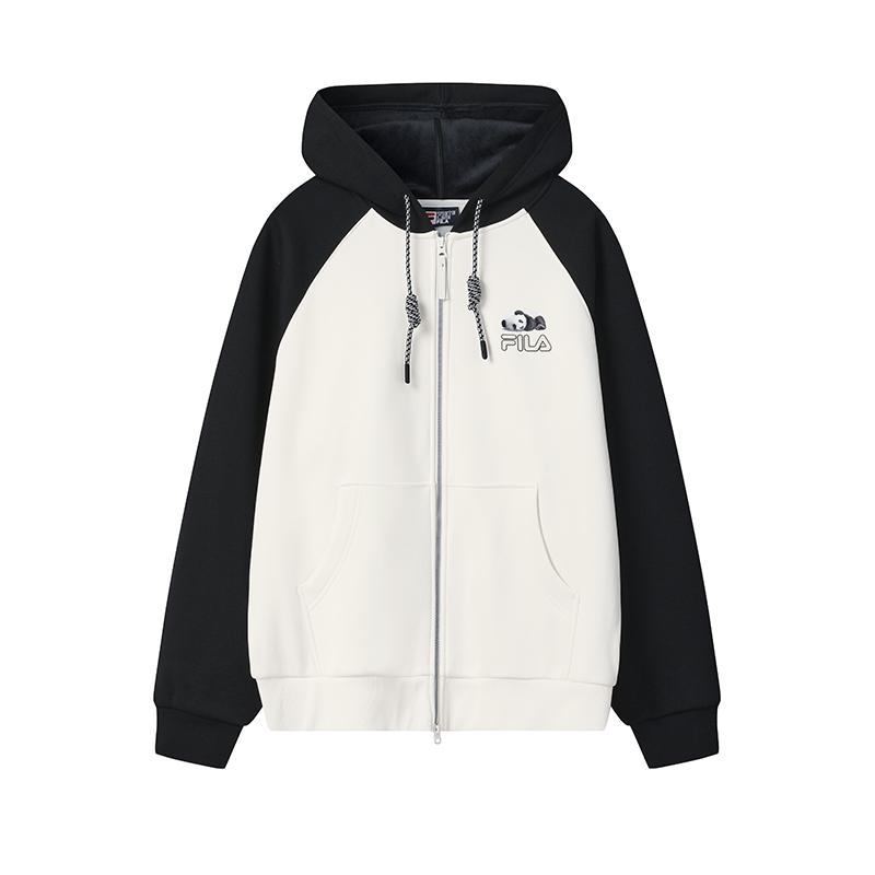 

Fila Наследие Вышивка Панда Классическая Индивидуальность Модный Тренд Простая Повседневная Теплая Удобная Толстовка с Капюшоном Свободного Покроя Флис F51U548501F-WT XXL