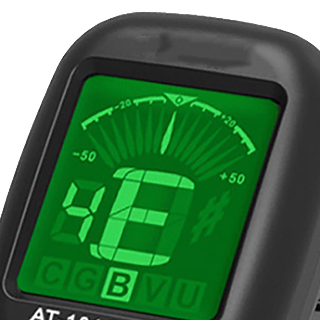 Clip On Tuner LCD Dual Color Display Tuner Electric Bass Ukulele Acoustic Guitar Tuning Accessory