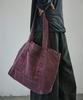 Scrattle_Pixel Vtg Dust Washed Tote Bag [Wine]