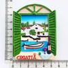 Kroatien Reisekühlschrankmagnete Trogir Tourismus Souvenirs Magnetische Aufkleber für Pinnwand Kühlschrankaufkleber Heimdekoration