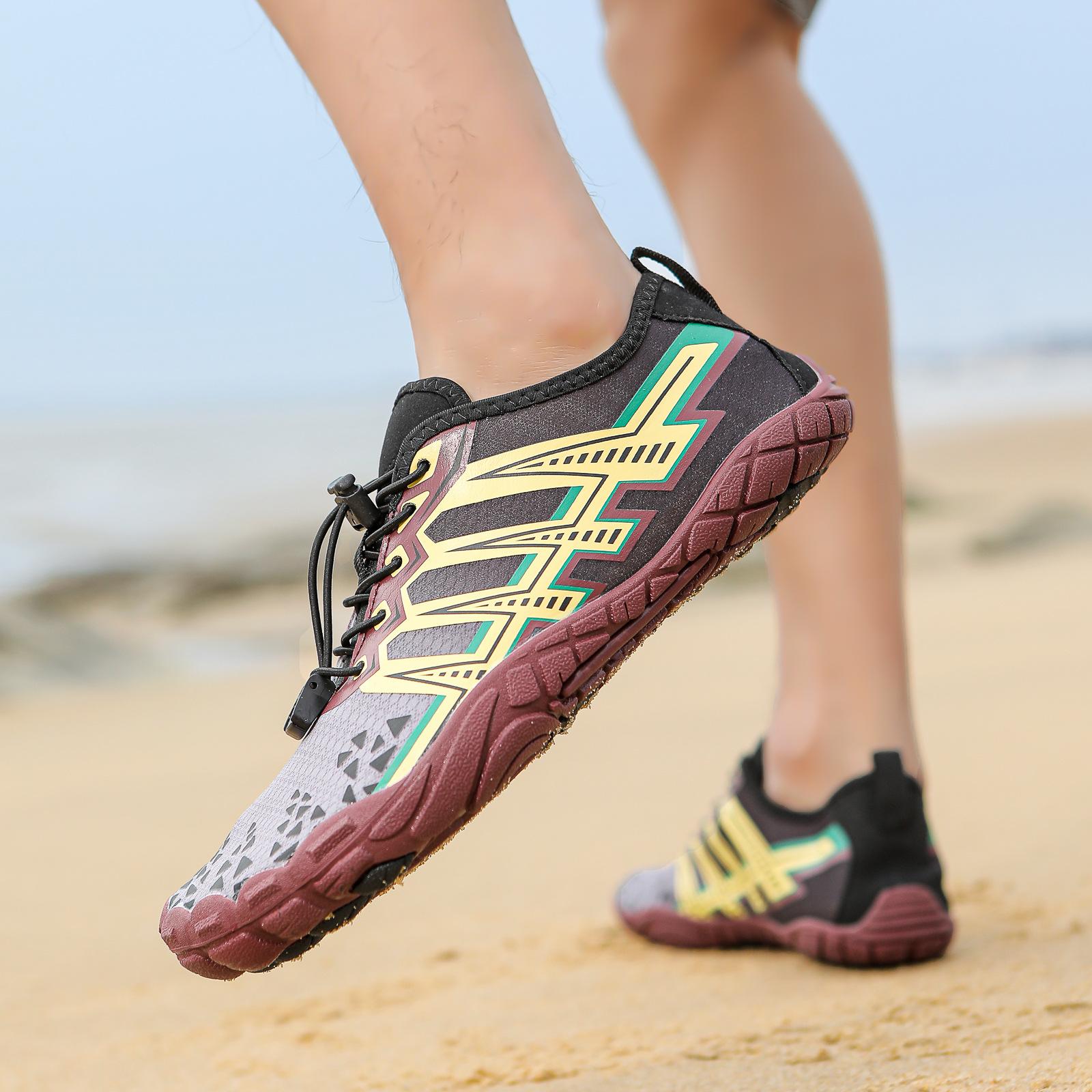 

Outdoor five-finger creek shoes beach anti-cut breathable wading shoes couple fitness yoga sneakers 36