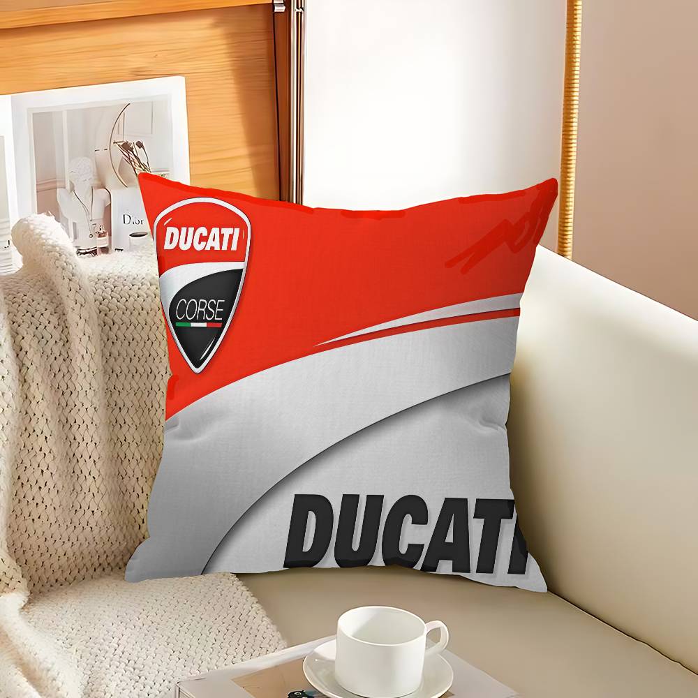 D-Ducati Motorcycle LOGO Cushion Cover Inches Farmhouse Decor Home Throw Pillow Covers for Couch Decorations