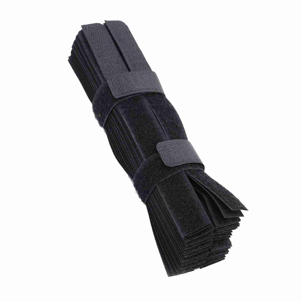 50 Stück Wiederverwendbare Kabelbinder Verstellbare Drahtbinder Bunte Kabelbinder Klebebinder