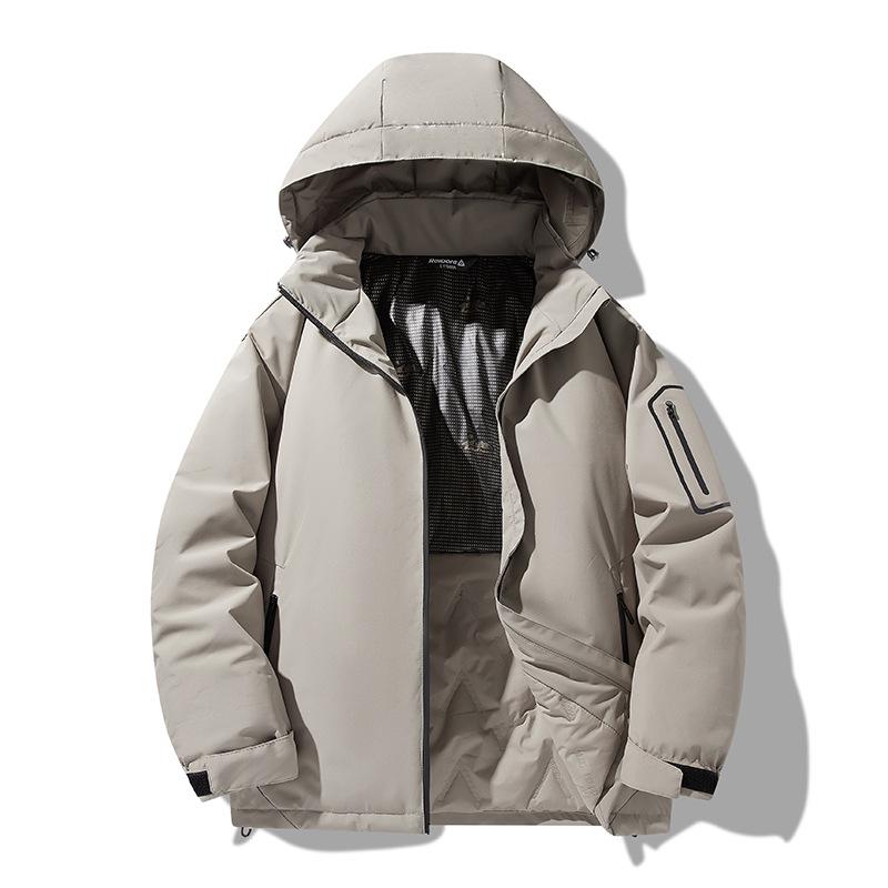 Men s Quilted Graphene Ski Jacket: Windproof, Breathable, Warm, and Sunproof XXL (135-150 lbs)