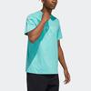 Adidas 3D Logo Print Crew Neck Short Sleeve T-Shirt Men Tops Acid-Green GP0967