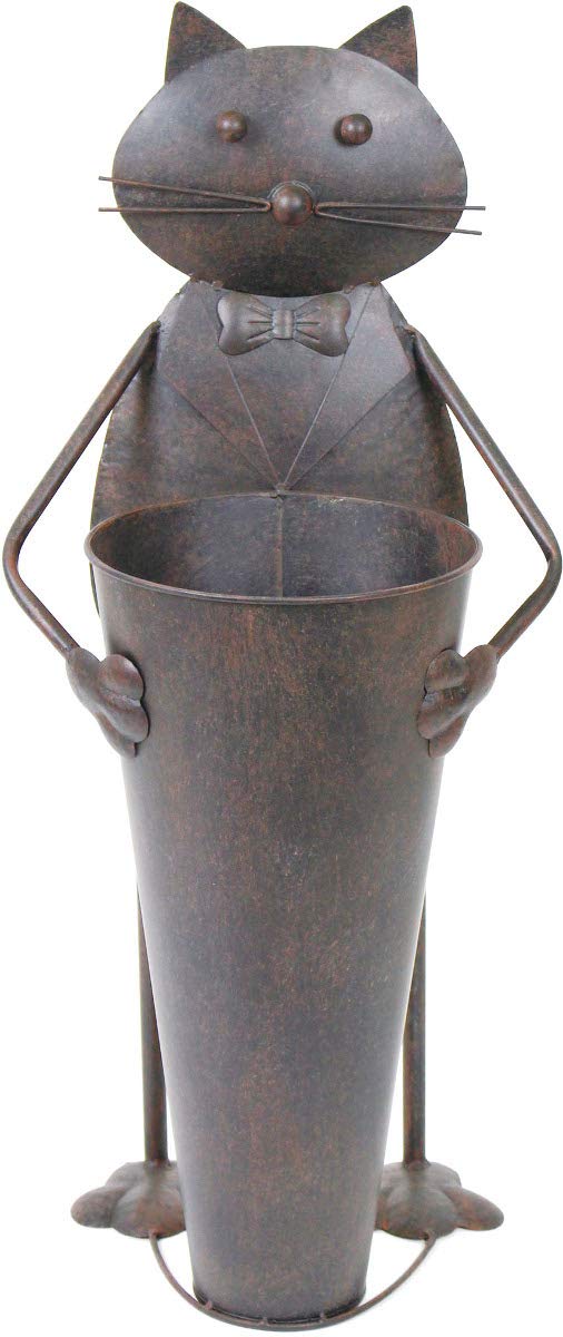 

Murataya Sangyo Big Cat Umbrella Stand, Tin, 28 x 24 x 64.5 cm