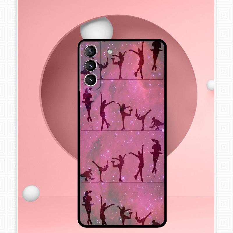 Kryt na tanec sportovní krasobruslení pro Samsung Galaxy S23 S24 Ultra S8 S9 S10 S22 Plus Note 10 20 Ultra S20 S21 FE Pouzdro