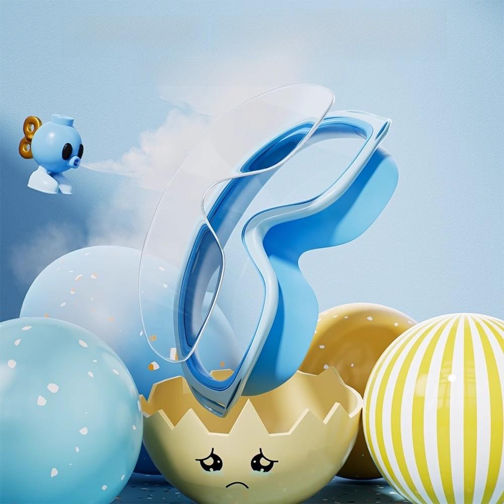 Childrens Waterproof Antifog Pc Swim Goggles For Kids Pool Swimming Practice