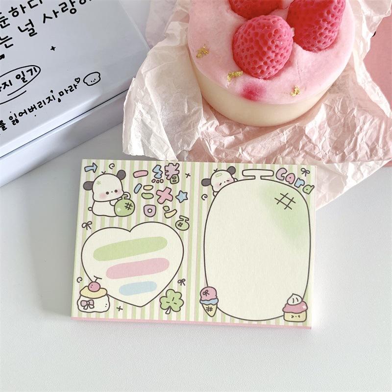 MINKYS 50 Sheets Kawaii Cartoon Memo Pads Paper To Do List Journal Note Paperlaria DIY Material Stationery