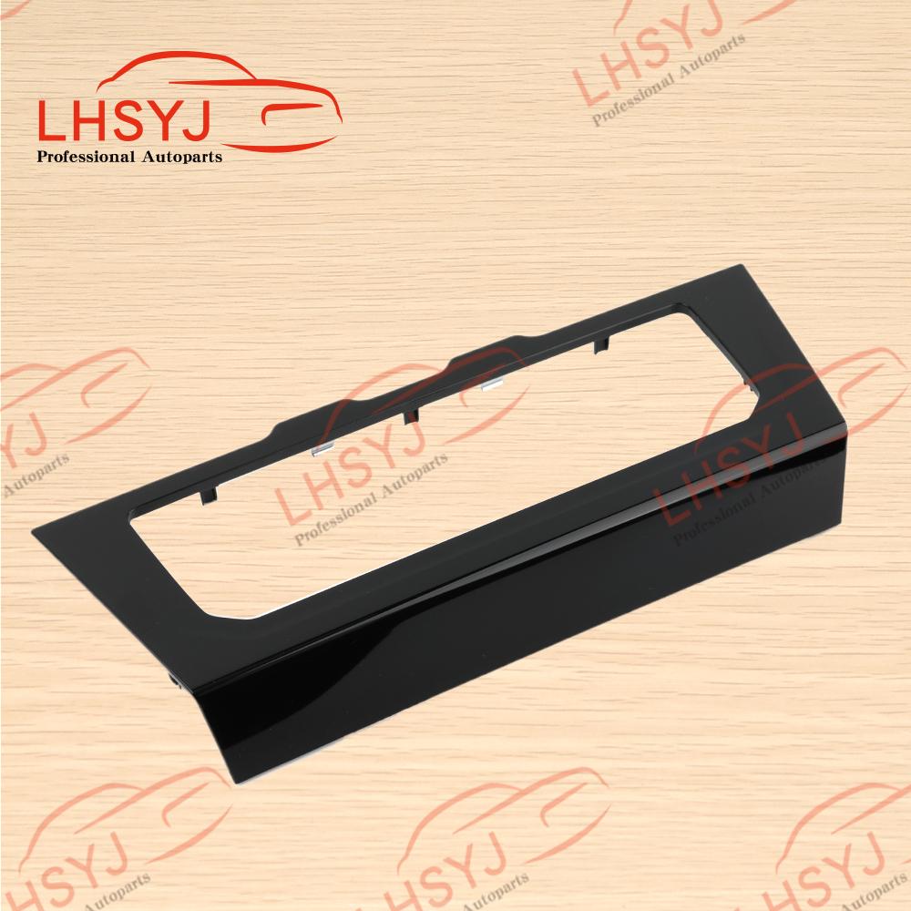 LHSYJ For VW Golf 7 7.5 GTI R Passat B8 Upgrade LCD Touch Air Conditioner Trim Frame Car Automatic AC Conditioning Switch Panel Black For B8