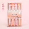 Gradient Eye School Protection Color Oblique Head Highlighter Student Notebook  Pen Large Capacity Set 4 Pack Marker  Wholesale