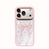 Floral Bow Drop-Proof Transparent Phone Case for iPhone 17Promax/16/15 - Spring Style 