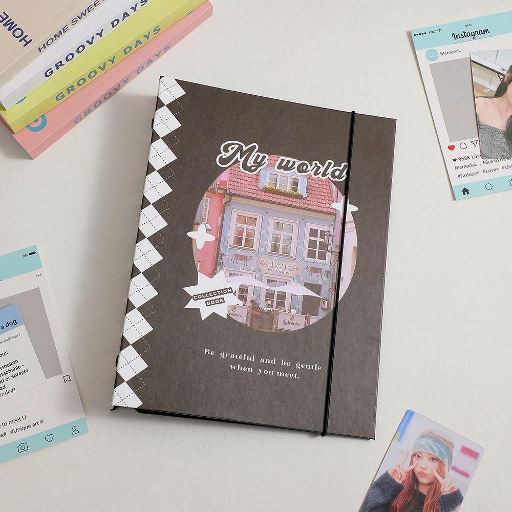 Loose Leaf A5 Binder Photocard Holder Album Cover Idol Card Collect Book Collection Around Idols