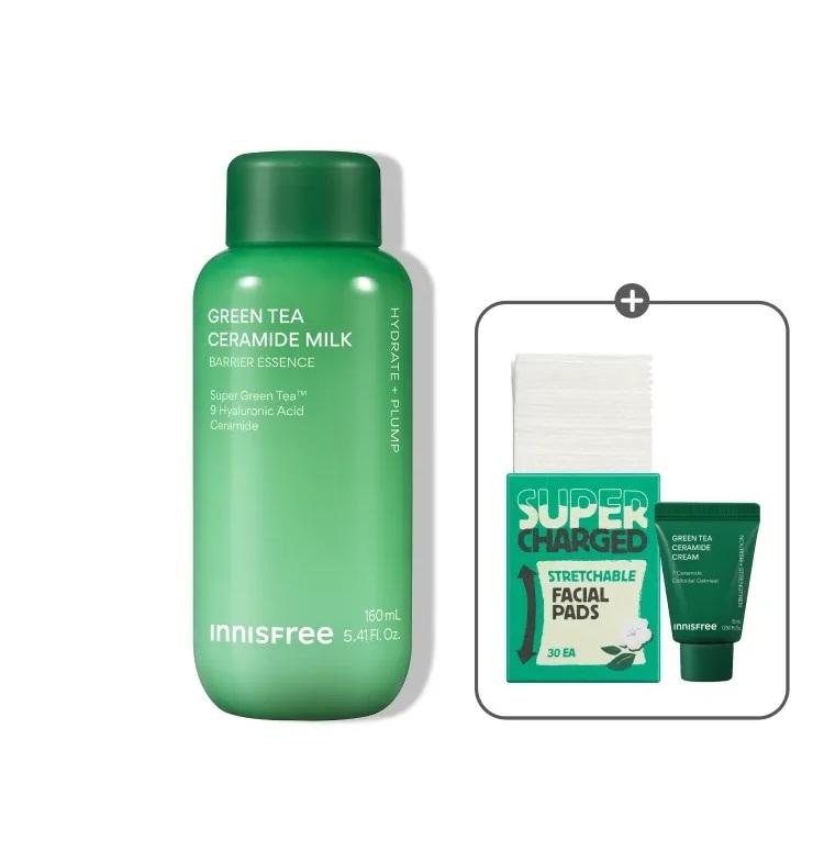 Innisfree Green Tea Milk Moisture Essence Deep Hydration Nourishing Essence 160mL