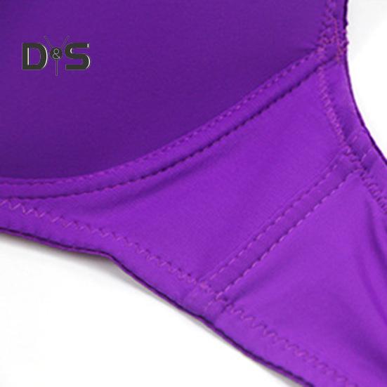 Push-Up-BH für Damen in Übergröße, sexy Blumenspitze, vollständige Abdeckung, Bügel-BH, gepolstert, stützender Alltags-BH für große Brüste