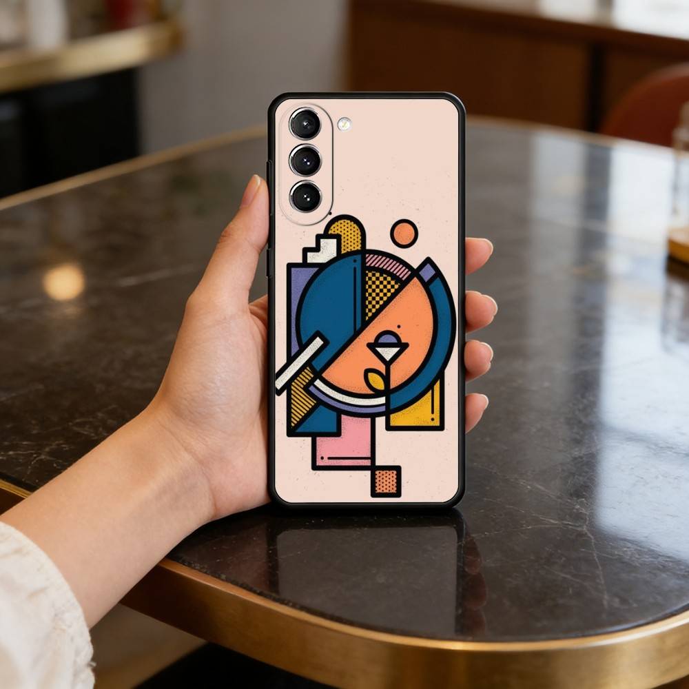 G-Geometric B-Bauhaus art Case for Samsung Galaxy S21 S25 FE S24 S23 Ultra S20 S9 S22 Plus S10 TPU Cover
