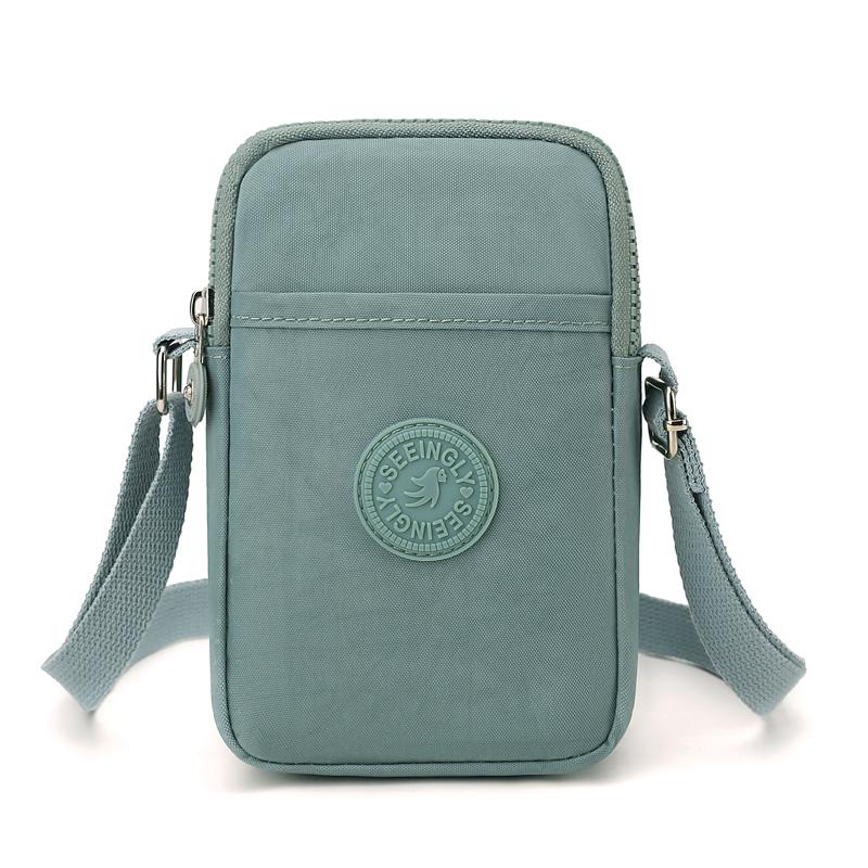 Women's Crossbody Bag Nylon Commuter Coin Purse Multi-Compartment Mobile Phone Bag